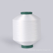 OEKO TEX FDY  50 D SD white polyester twist fdy yarn for woven label